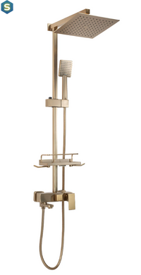 Душова система Rea Jack Brushed Gold з виливом REA-P7050, Золотий