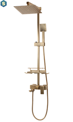 Душова система Rea Jack Brushed Gold з виливом REA-P7050, Золотий
