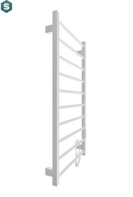 Електрична рушникосушарка HF Leeds 970x530 white matte 6.1.0804.06.WM, Белый матовый, універсальне (конектор), Електронний