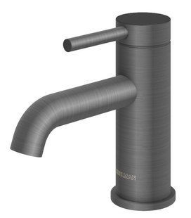 Смеситель для умывальника Kohlman Axel graphite низкий QB100AG, Графит