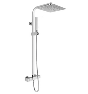 Душевая система Ponsi Square Therm BNCOLCQU02, Хром