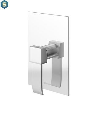 Душевая система Kohlman Axis 40 chrome + BOX скрытого монтажа QW220NR40, Хром