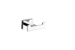 Гачок для рушників VBI Mercury chrome подвійний VBI-040202CH, Хром