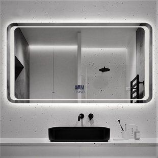 Дзеркало Dusel DE-M3031 65x80 з годинником, Білий