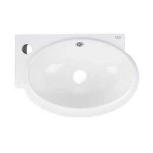 Умывальник Qtap Leo 420x280x150 White QT11111008RW, Белый