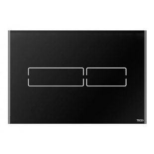 Клавиша смыва Tece TECElux Mini сенсорная Glass Black 9240961, Черный/золото