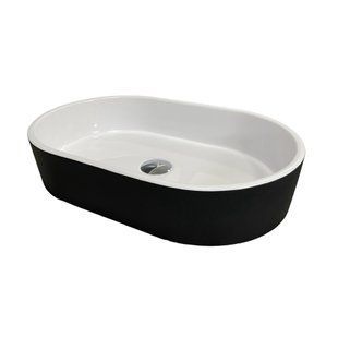 Умывальник Adamant Beste New black/white glossy 100003542, Черный/золото