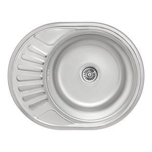 Кухонная мойка Lidz 5745 0,8 мм Micro Decor (LIDZ5745MDEC), Decor