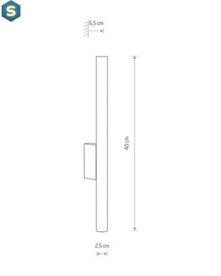 Світильник Nowodvorki 10562 Laser wall G9 2x10W IP20 Gold