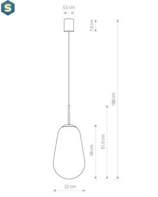 Подвесной светильник Nowodvorski 7797 Pear E27 1x40W IP20 Bl