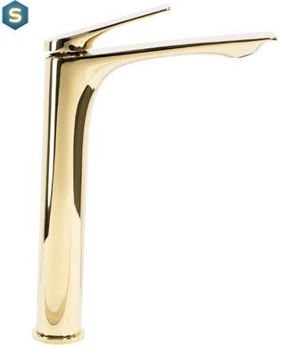 Змішувач для умивальника Rea Avalon gold високий REA-B1127, Золотий