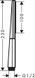 Ручний душ Hansgrohe Rainfinity 1jet Brushed Black Chrome 26866340