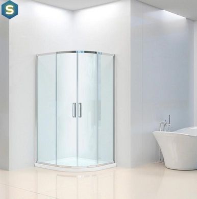 Душевая кабина Dusel A-511 90x90x190 прозрачное, Хром, прозрачный, хром, 90x90