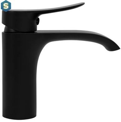 Смеситель для умывальника Rea Dart black низкий REA-B0672, Черный матовый