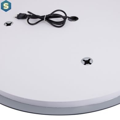 Зеркало Qtap Gemini 800х700 с LED-подсветкой Touch, с антизапотеванием, с диммером температуры цвета (3000-6500K) Reverse QT2578R8070