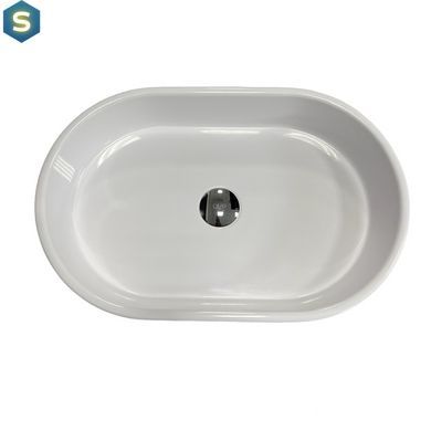 Умивальник Adamant Beste New black/white glossy 100003542, Чорний/золото