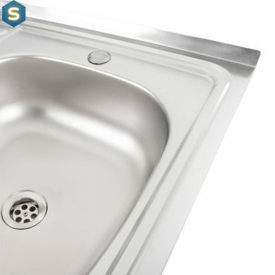 Кухонна мийка з нержавіючої сталі Platinum сатин 6060 R (0,5/160 мм), Satin