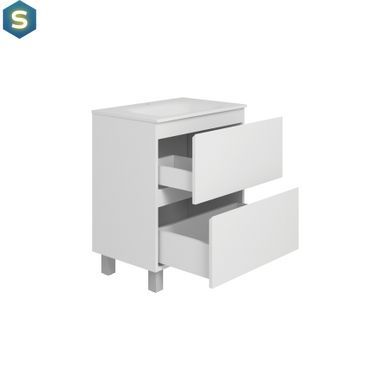 Тумба підлогова Koller Pool Edge New 700 з умивальником білий EDNEW070WHITE, Білий