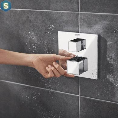 Душевая система скрытого монтажа Grohe Quickfix Precision Cube Vitalio Rain Mono 310 Cube 34879000, Хром