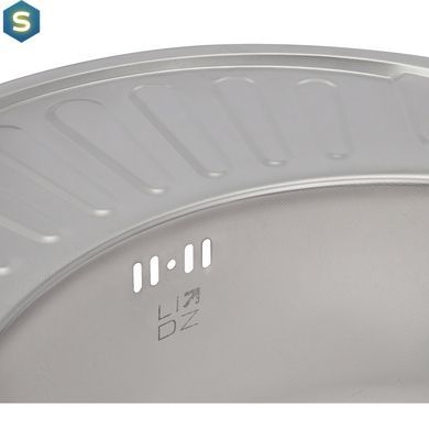 Кухонная мойка Lidz 5745 0,8 мм Micro Decor (LIDZ5745MDEC), Decor