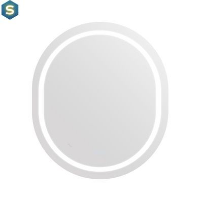 Зеркало Qtap Gemini 800х700 с LED-подсветкой Touch, с антизапотеванием, с диммером температуры цвета (3000-6500K) Reverse QT2578R8070
