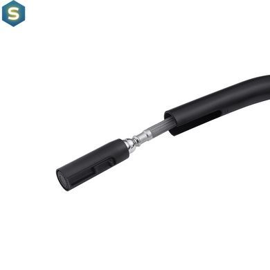 Смеситель для кухни с выдвижным изливом Kroner KRP Edelstahl Klassisch - SCH03915, Черный матовый