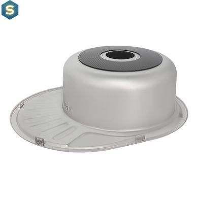 Кухонная мойка Lidz 5745 0,8 мм Micro Decor (LIDZ5745MDEC), Decor