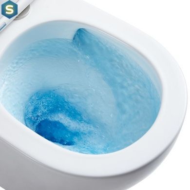 Унітаз-компакт Qtap Scorpio безободковий Ultra Quiet з сидінням Soft-close QT14222125AUQW, Білий