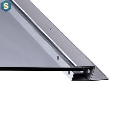 Гідромасажний бокс Lidz Tani SBM90x90.SAT.LOW.GR, скло тоноване 4 мм, Чорний/золото, Універсальна, чорний, мелкий (до 20 см)
