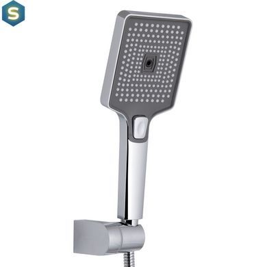 Змішувач для ванни Qtap Aries з довгим поворотним виливом (з душовим гарнітуром) QTARI2601CRM45558 Chrome, Хром