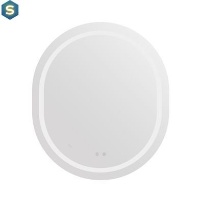 Зеркало Qtap Gemini 800х700 с LED-подсветкой Touch, с антизапотеванием, с диммером температуры цвета (3000-6500K) Reverse QT2578R8070