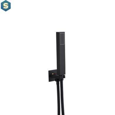 Душевая система скрытого монтажа Kroner KRP Edelstahl Kubus - SCH082 CV029972, Черный матовый