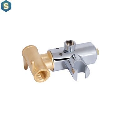 Набор гигиенического душа скрытого монтажа Qtap Slavonice округлый QTSLA262CRM45915 Chrome, Хром
