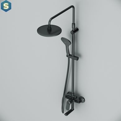 Душова система Am.Pm Sunny black F0785C922, Черный матовый