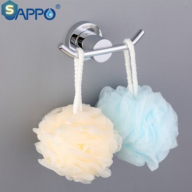 Крючок двойной для ванной Gappo G1805-2, хром, Хром