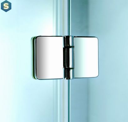 Душові двері Koller Pool Kvadro 900x1950 мм скло прозоре K90DC, Універсальна, прозорий, хром