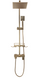 Душова система Rea Jack Brushed Gold з виливом REA-P7050, Золотий