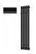 Рушникосушка водяна Terma Rolo Hanger 1200x260 Ral 9005 matt WGROW120026K9M5SX, Черный матовый