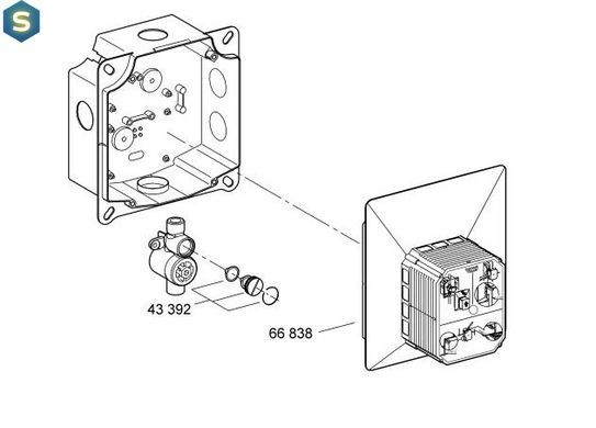 Смывное устройство Grohe Rapido UMB 38787000