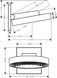 Верхний душ Hansgrohe Rainfinity 250 1jet 26226700
