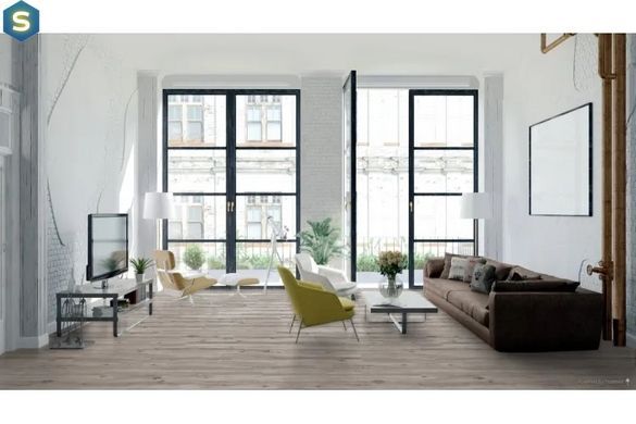 Виниловый пол P1002 SPC WOOD ASPEN OAK 6 ММ 1500Х200Х6