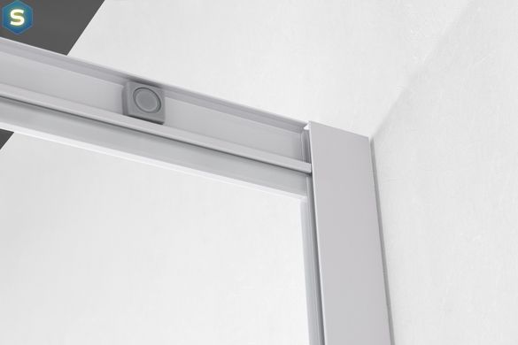 Душевая кабина угловая Eger Tisza 90x90 раздвижная стекло Spagetti без поддона white 599-021-S/1, Белый, белый