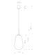 Подвесной светильник Nowodvorski 7797 Pear E27 1x40W IP20 Bl