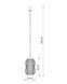 Підвісний світильник Nowodvorski 11161 Puket M E27 1x25W IP20 Вeige