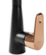 Змішувач для кухні Rea Mild black rose gold REA-B4801, Чорний/золото