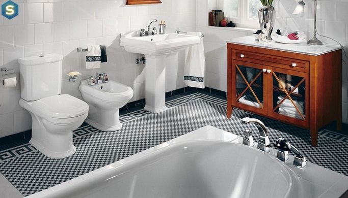 Чаша підлогового унітазу Villeroy&Boch Hommage 666210R2, Білий