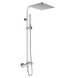 Душова система Ponsi Square Therm BNCOLCQU02, Хром