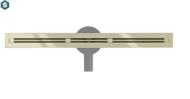 Трап для душу Mexen Flat 80 super slim gold 360 &deg; MEX-1551080