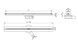 Трап для душу Mexen Flat 80 super slim gold 360 &deg; MEX-1551080