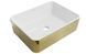 Умивальник Mexen Catia gold white із візерунком накладної MEX-21314808, Золотий